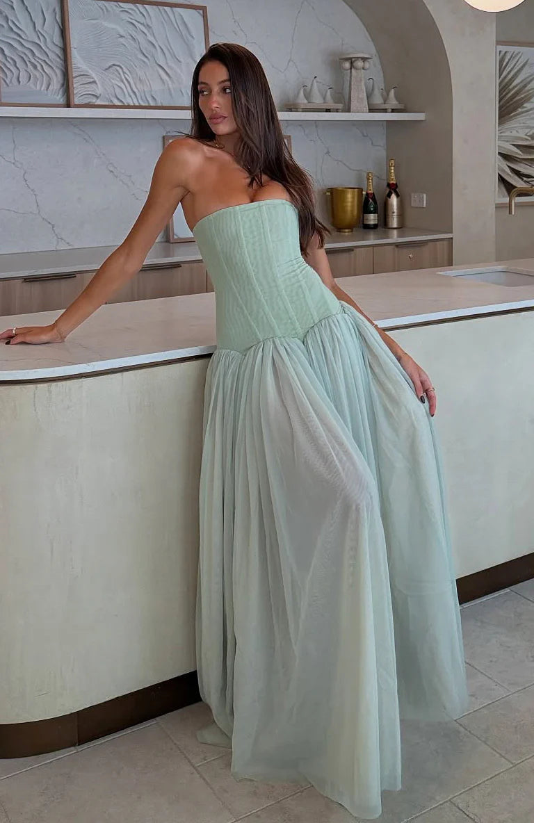 Magic Muse maxi dress in Mint
