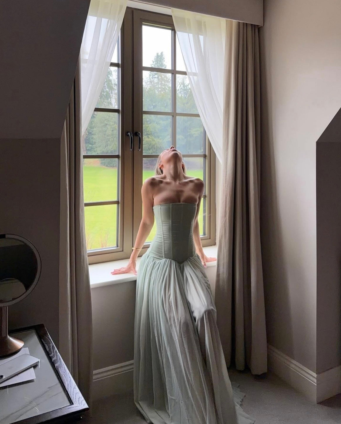 Magic Muse maxi dress in Mint
