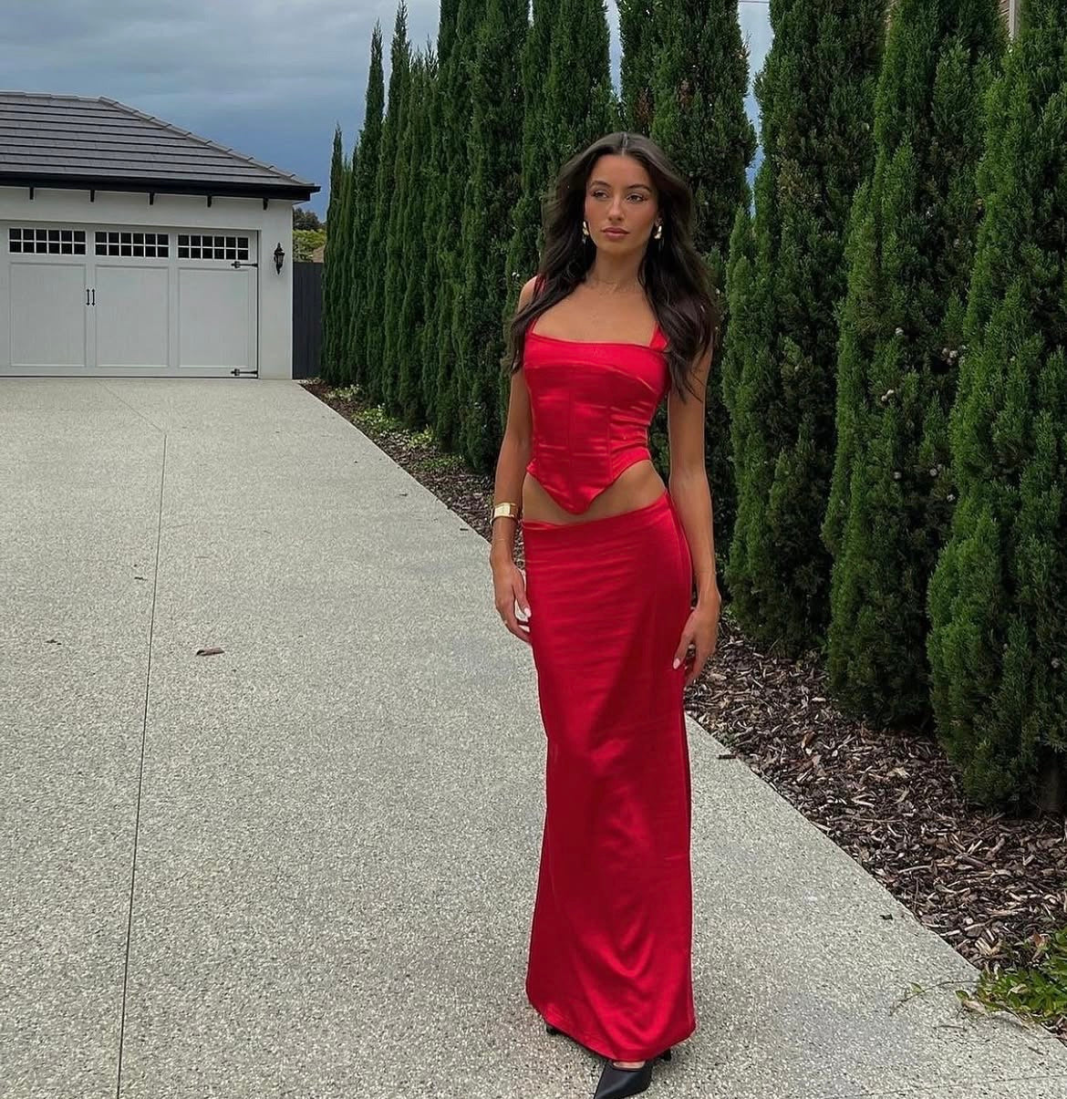 Valerie set in Cherry