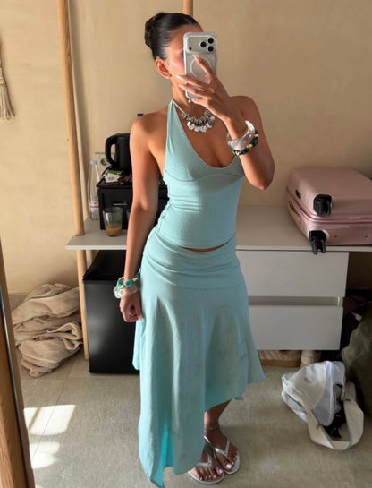 Yasmin midi set in Mint