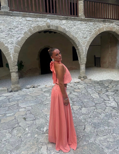 Melanie set in Coral