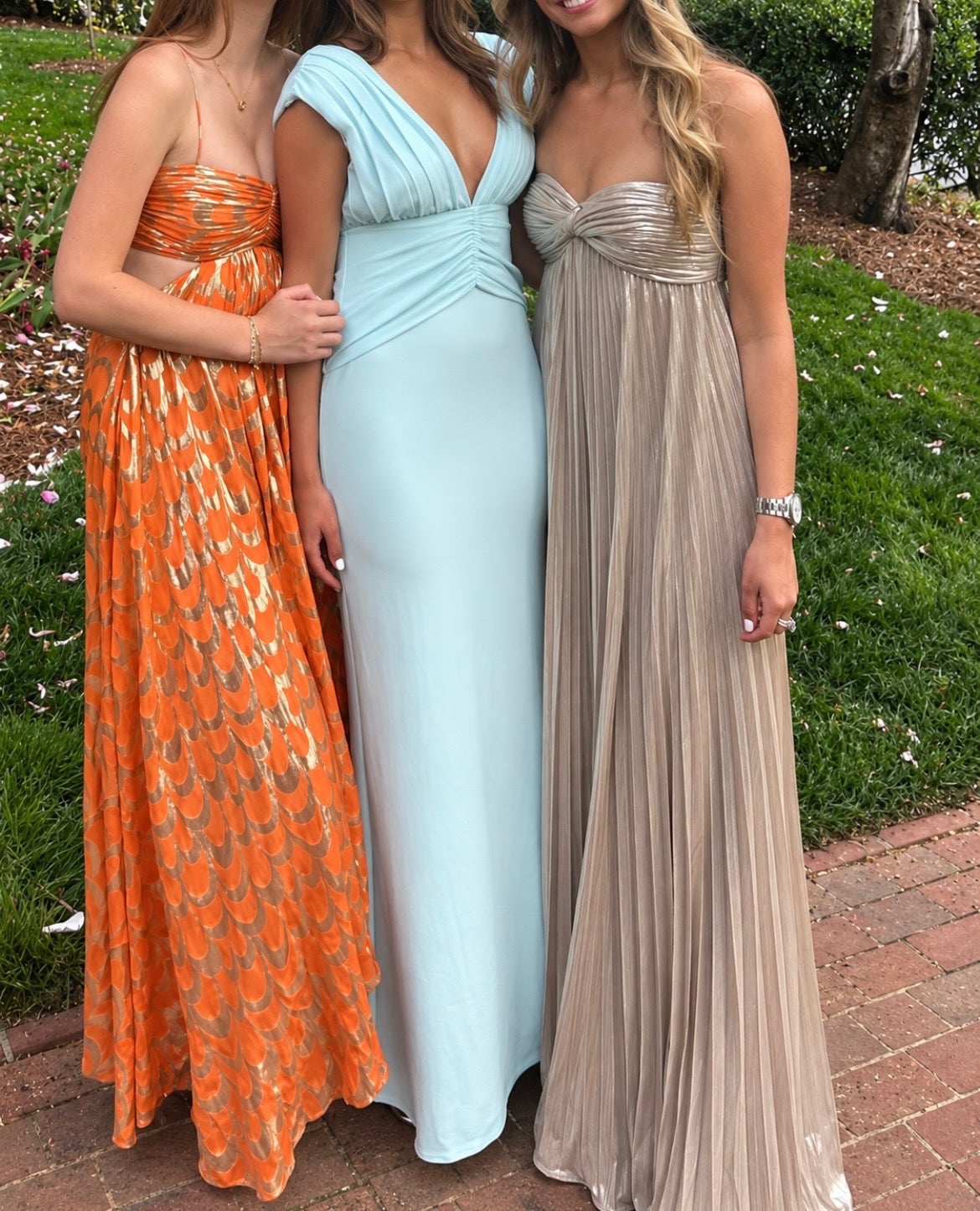 Monique maxi dress in Ice Blue
