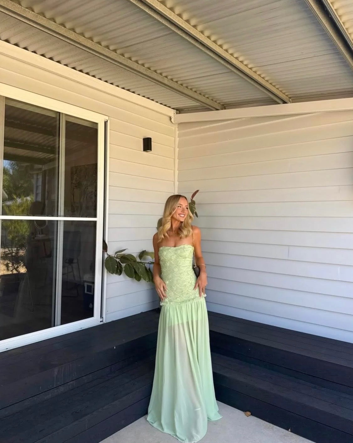 Renata maxi dress in Mint