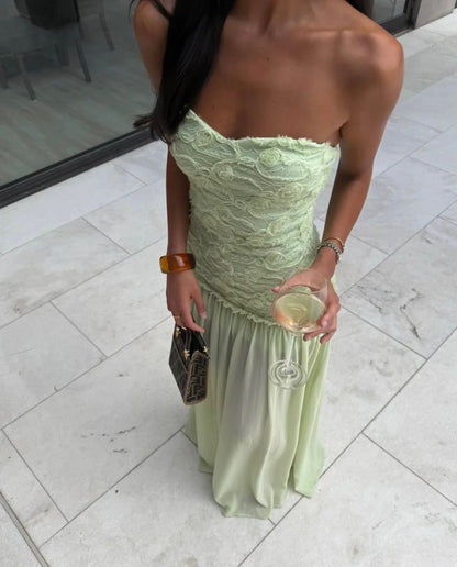 Renata maxi dress in Mint