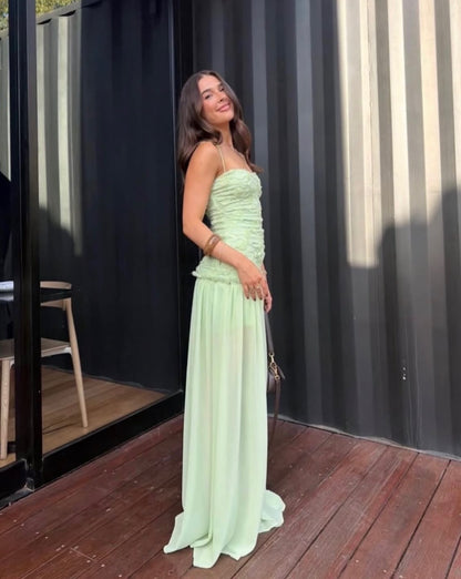 Renata maxi dress in Mint