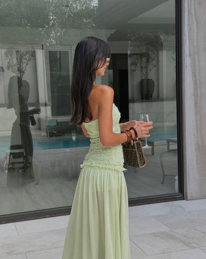 Renata maxi dress in Mint