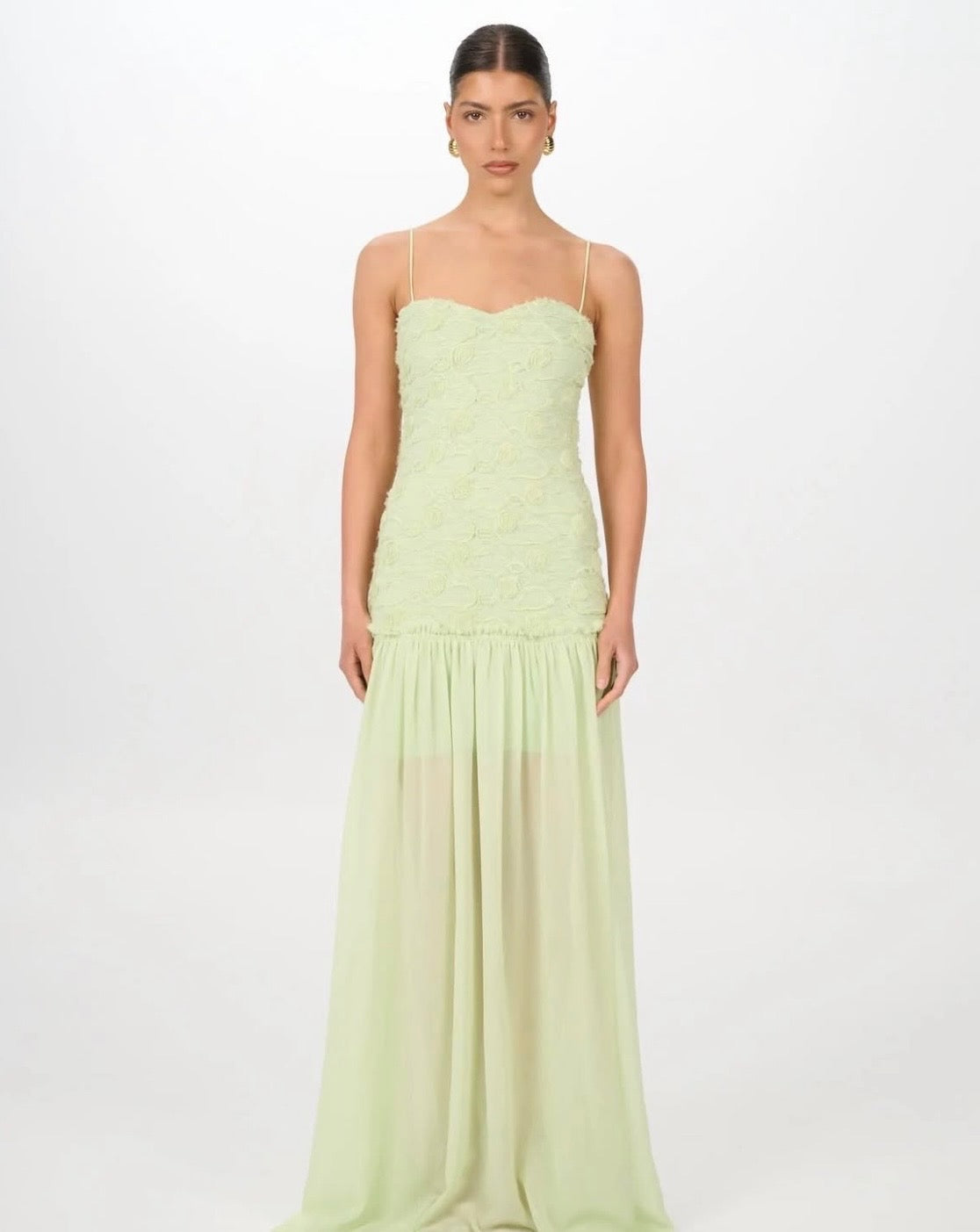 Renata maxi dress in Mint