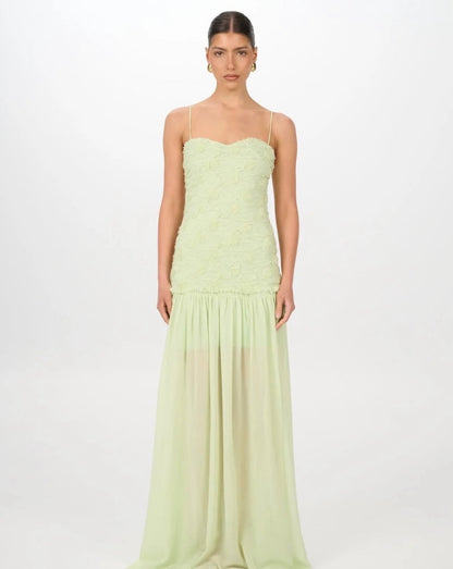 Renata maxi dress in Mint