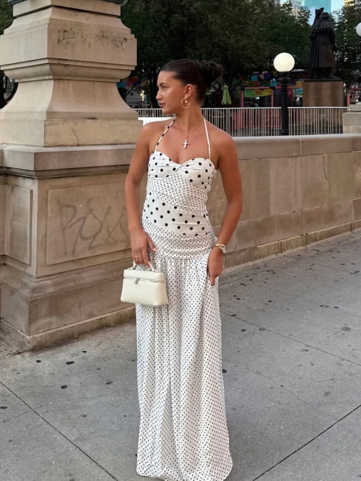 Marguerite Halter maxi dress