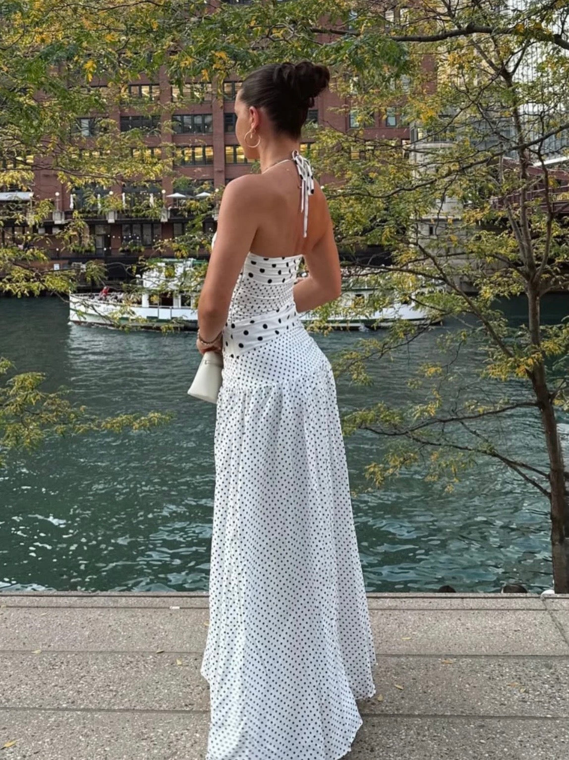 Marguerite Halter maxi dress
