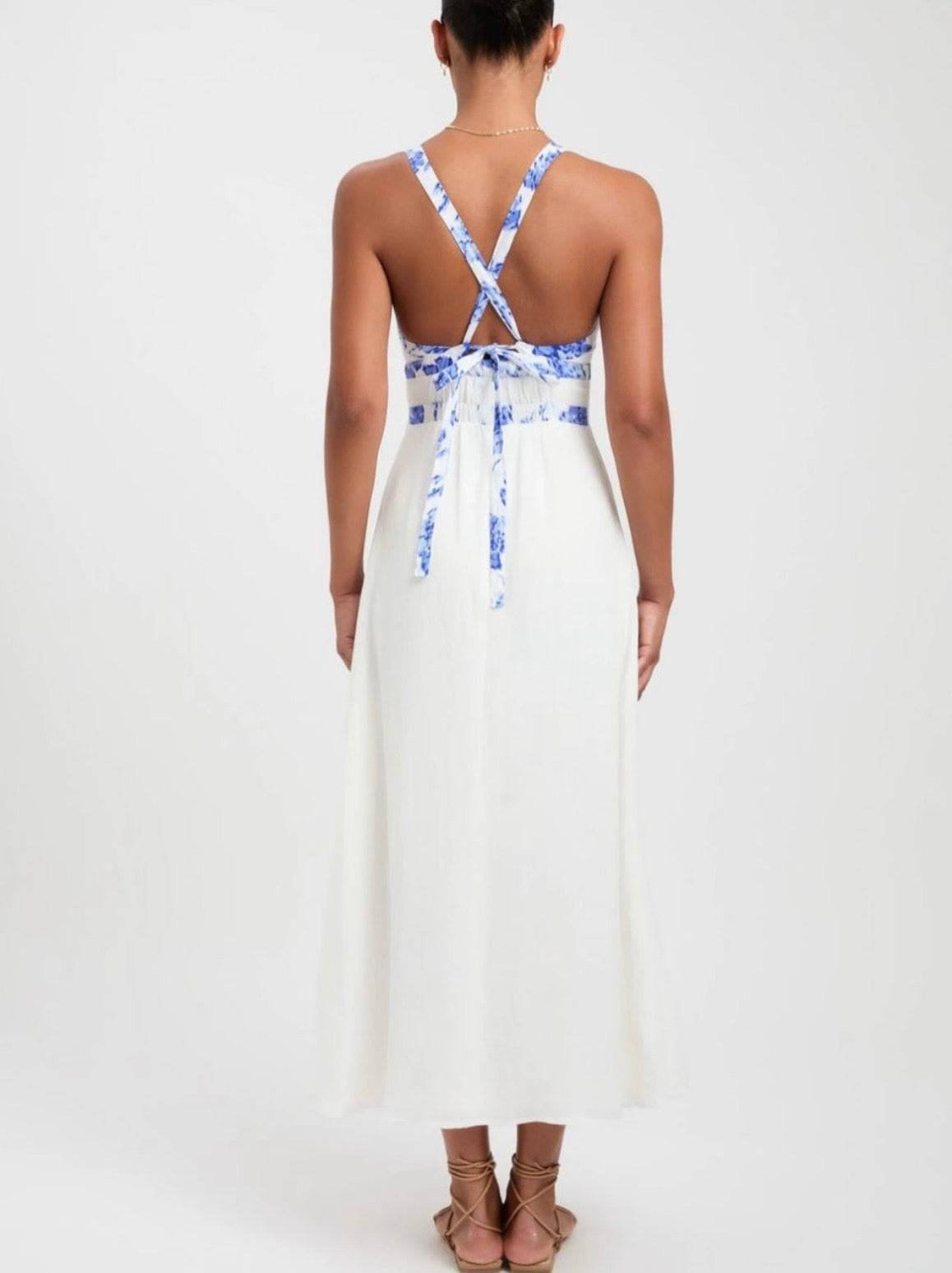 Hayman Contrast maxi dress