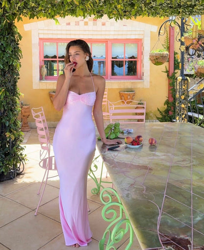 Jade Quartz maxi dress