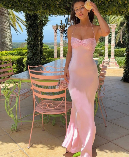 Jade Quartz maxi dress