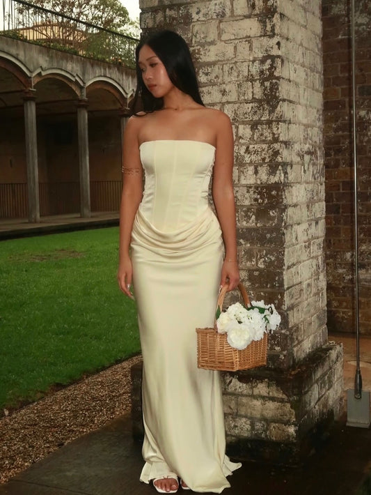 Love this Feeling maxi dress in Yellow