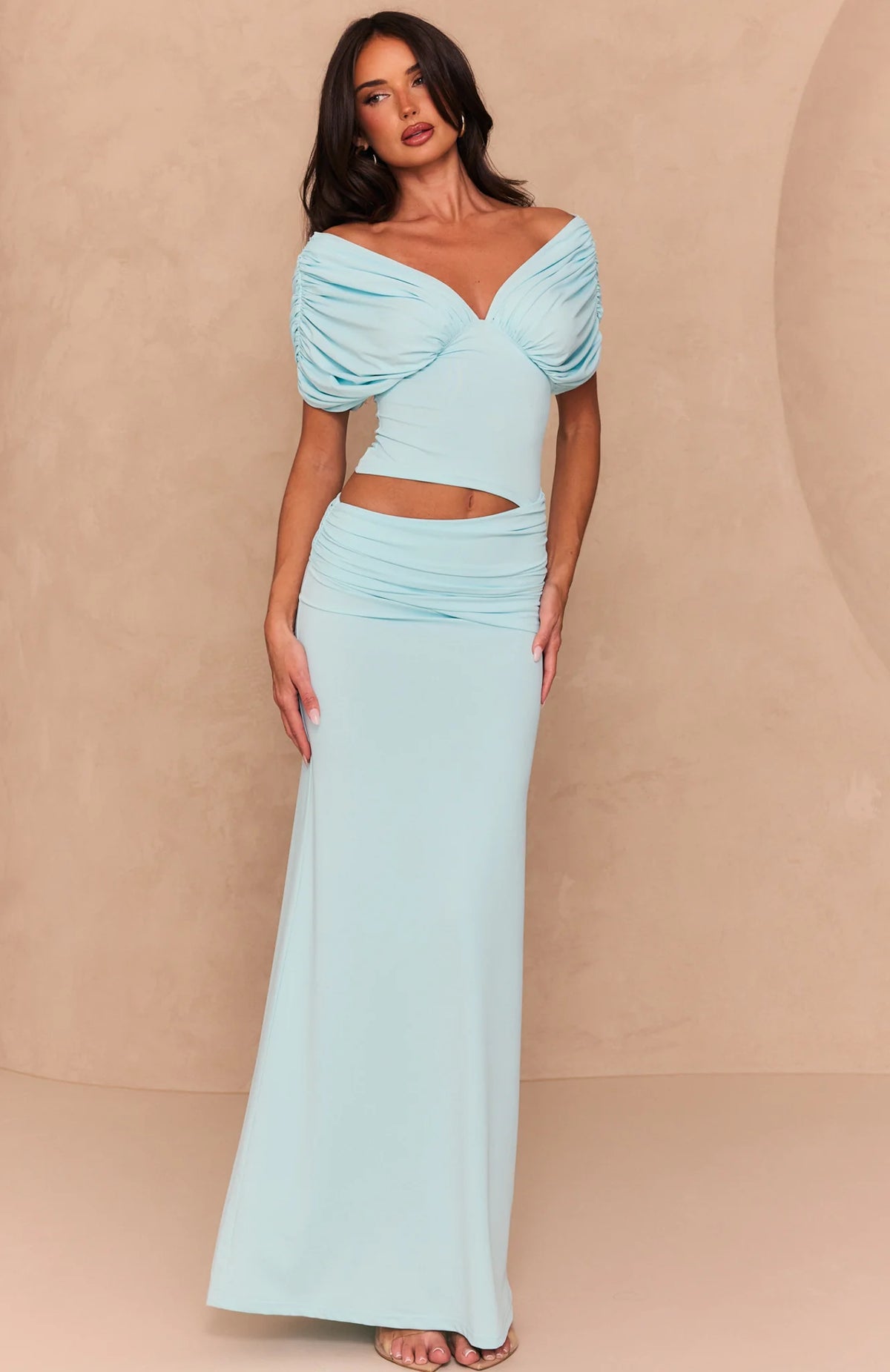 I'm Your Girl maxi dress in Aqua