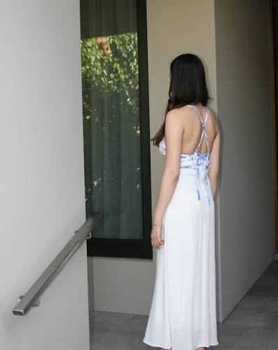 Hayman Contrast maxi dress